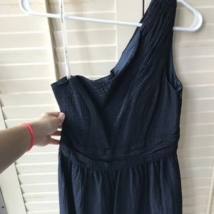 Navy Shashanna Dress-one strap -size 6